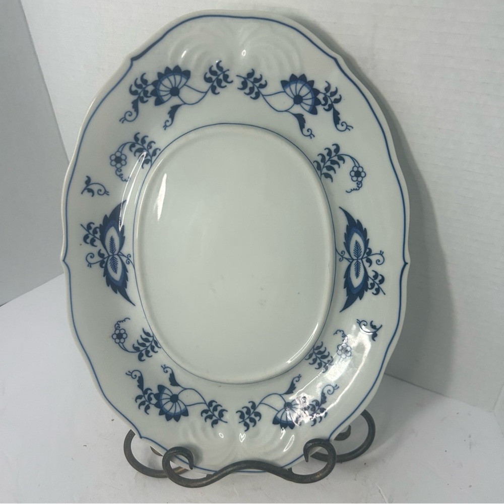 Blue Danube Under-plate Floral Porcelain Plate made in Japan
